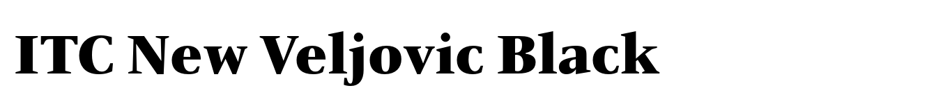 ITC New Veljovic Black